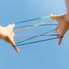 finger string juguetes clásicos para niños infantiles cordón manos
