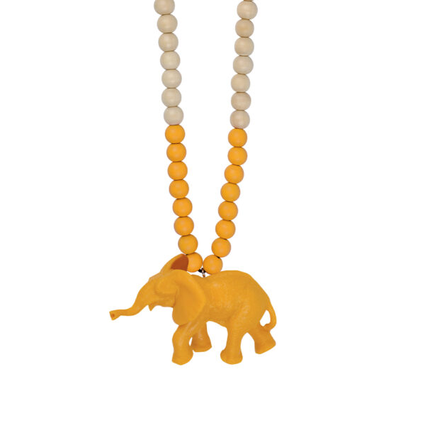 little wild foundation Faada animales en extincion collares de madera collar accesorio para niñas juguete con propósito tigre koala panda oso polar tortuga elefante