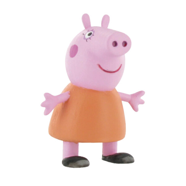 set de figuras familia peppa Pig serie juguetes infantiles figuras de colección mommy pig
