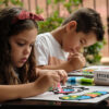 rotuladores de gel sticker art junior decoración ventanas infantil para niños