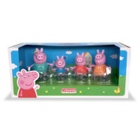 set de figuras familia peppa Pig serie juguetes infantiles figuras de colección